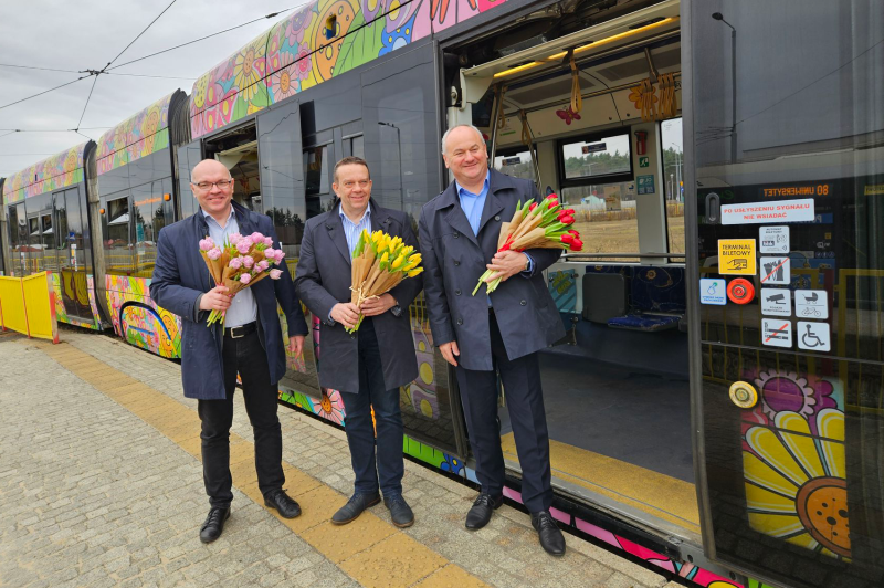 Wiosna przyjechała do Torunia tramwajem